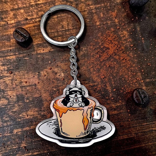 Cat Key Chain - Catpuccino - Catnip
