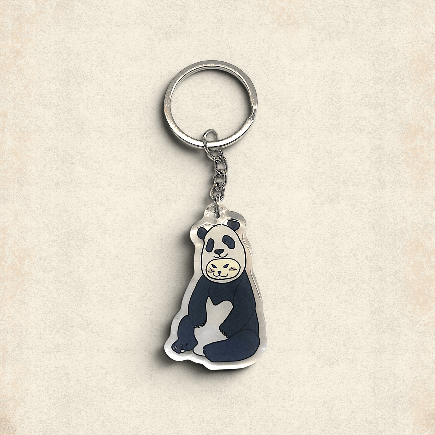 Cat Keychain - Panda Cat - Catnip