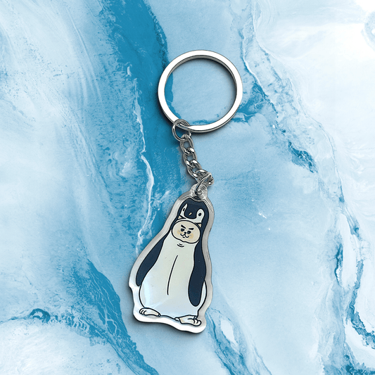 Cat Keychain - Penguin Cat - Catnip