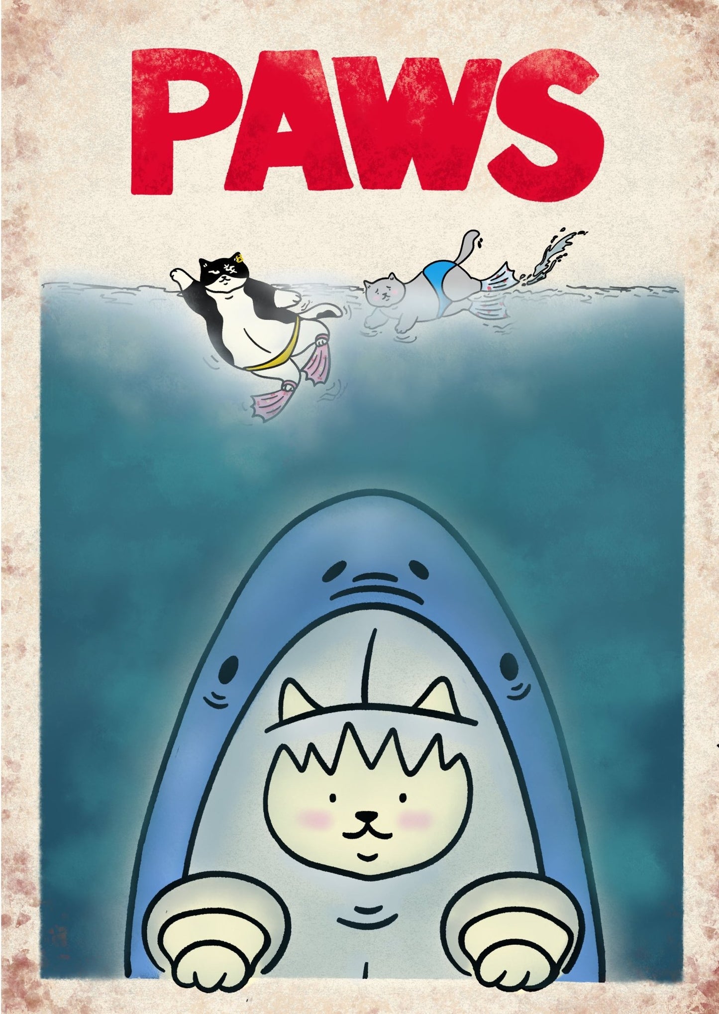 Sticker - Shark cat - Catnip
