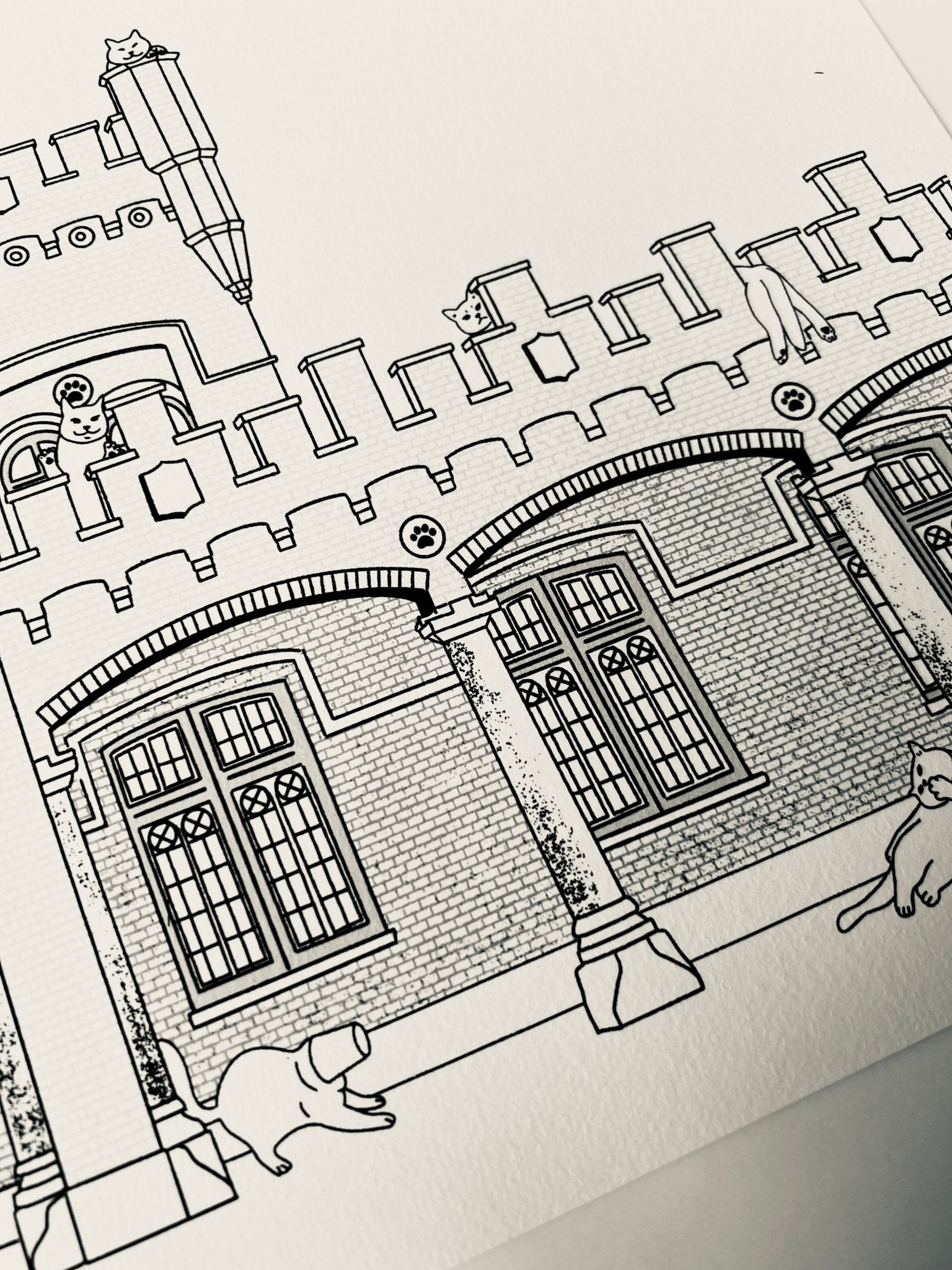 "Aalst train station" - Art Print - Catnip