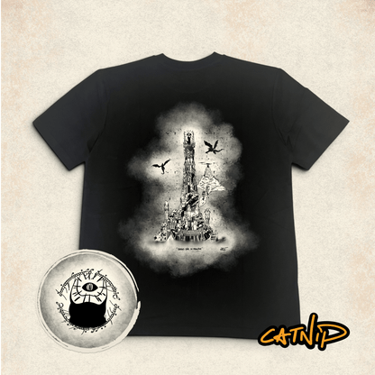 "Barad-Dûr in Meowdor" - T-shirt - Catnip