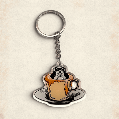 Cat Keychain - Catpuccino - Catnip