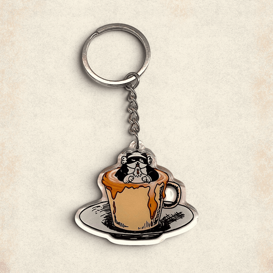 Cat Keychain - Catpuccino - Catnip