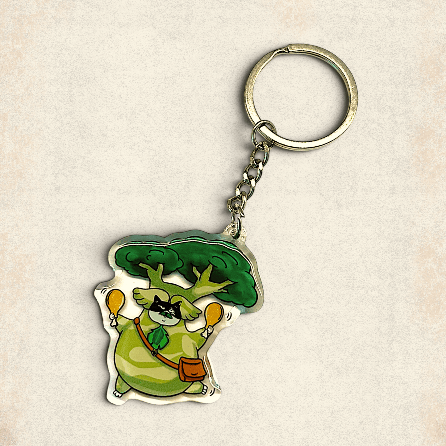 Cat Keychain - Hestu and Korok Seed - Catnip