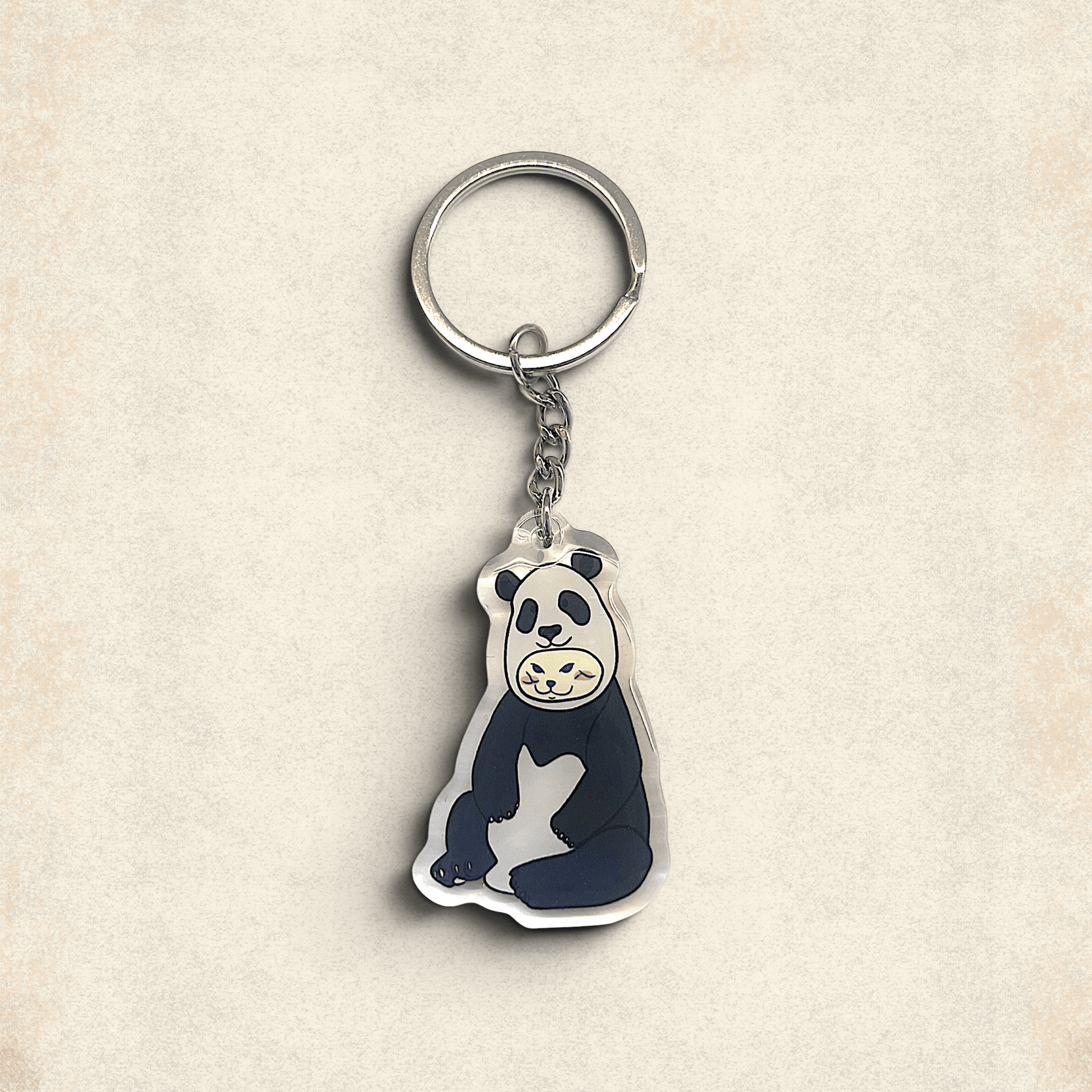 Cat Keychain - Panda Cat - Catnip