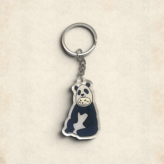Cat Keychain - Panda Cat - Catnip