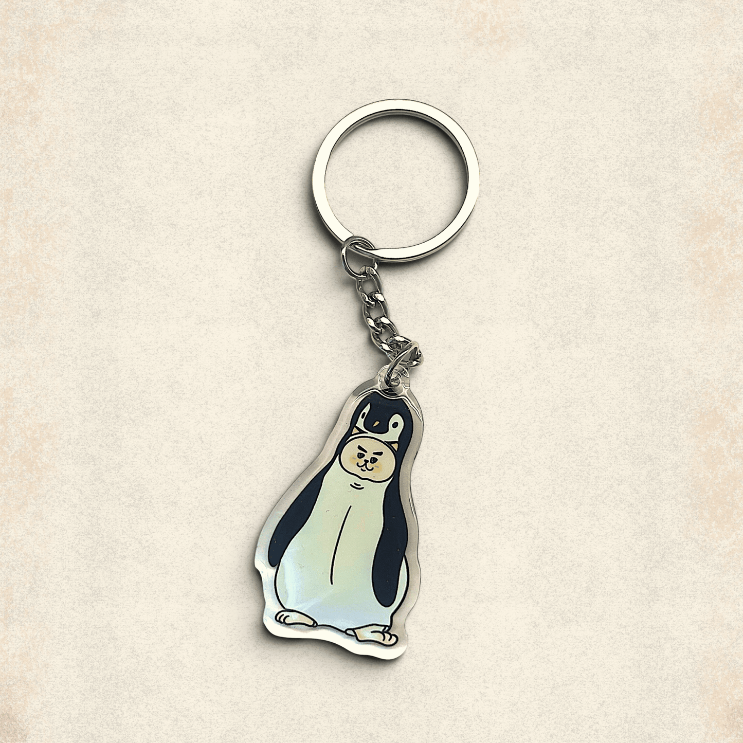 Cat Keychain - Penguin Cat - Catnip