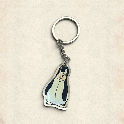 Cat Keychain - Penguin Cat - Catnip
