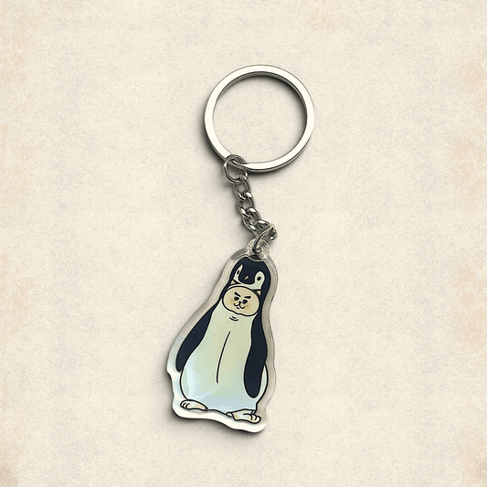 Cat Keychain - Penguin Cat - Catnip