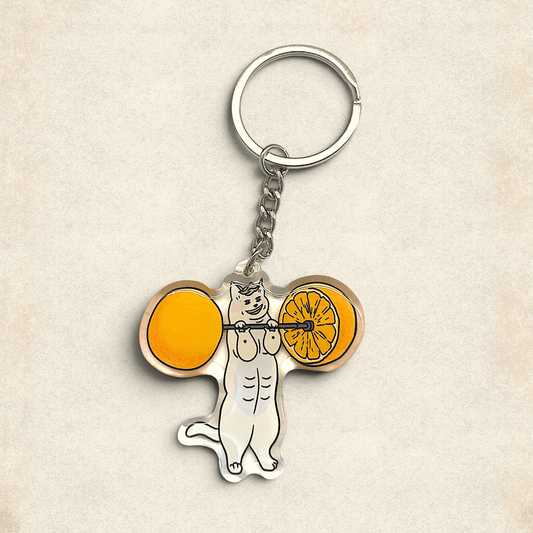 Cat Keychain - Pure Strength - Catnip