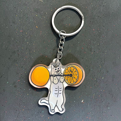 Cat Keychain - Pure Strength - Catnip