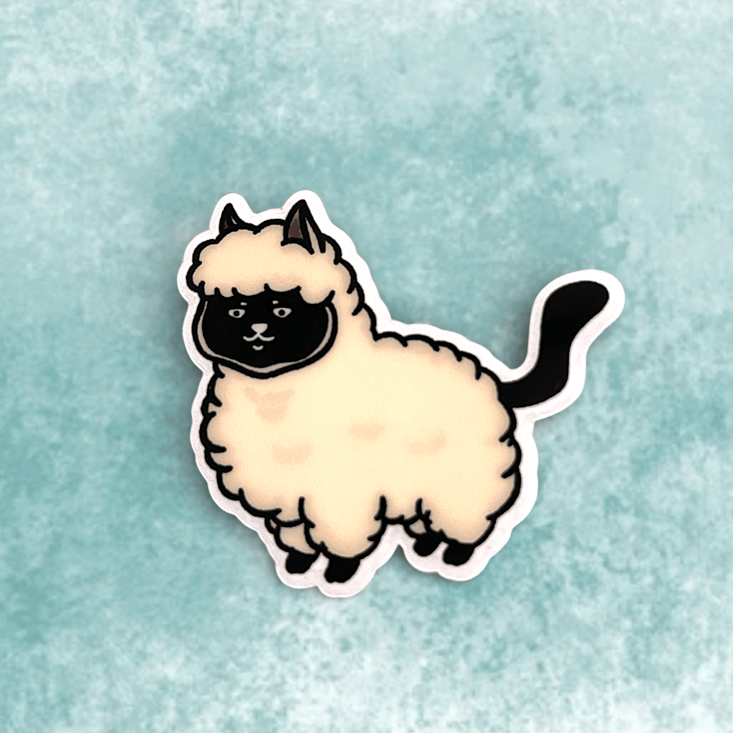 Cat sticker - Alpaca cat (Simon) - Catnip