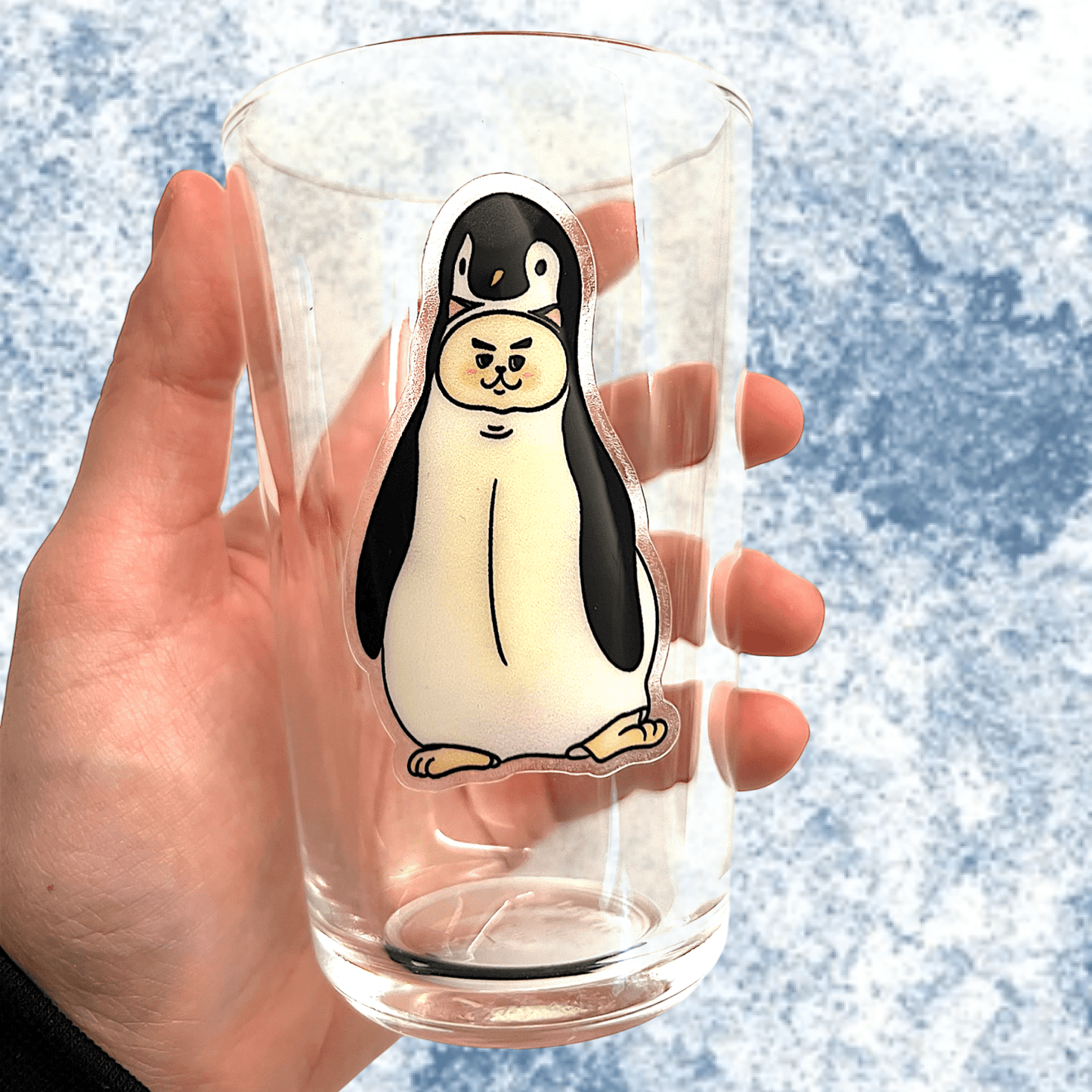 Cat sticker - Penguin cat - Catnip