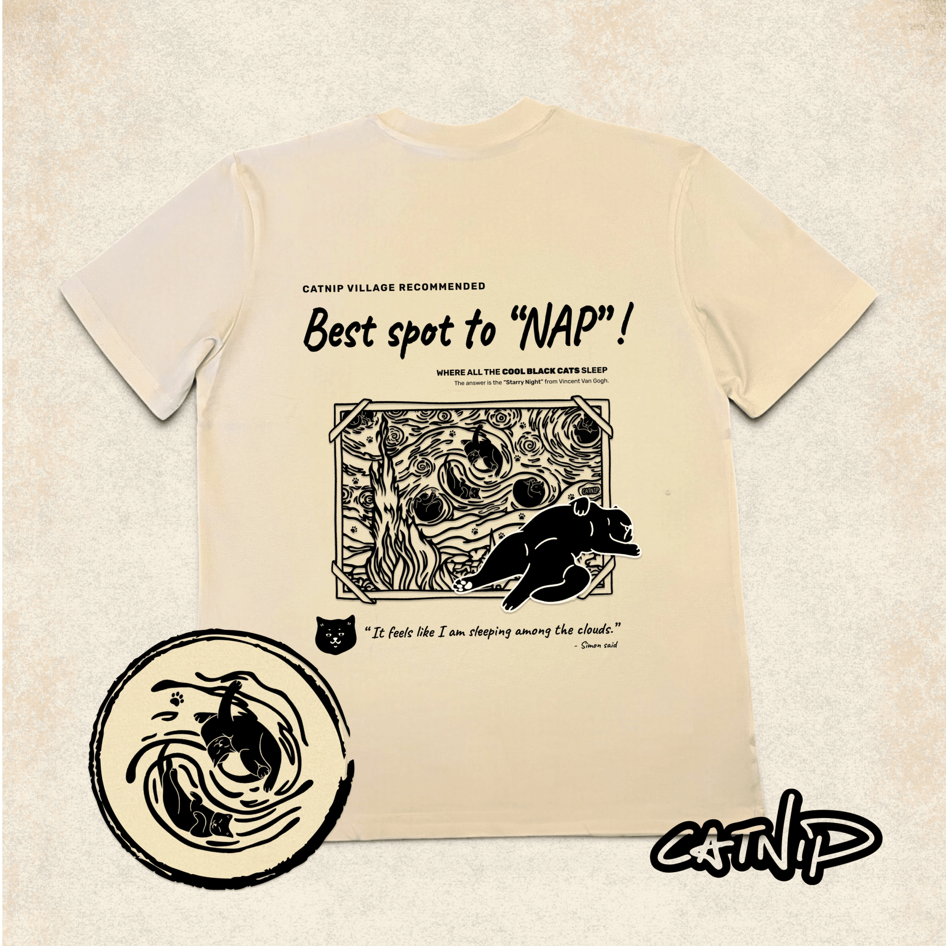 "Catty Night" - T-shirt - Catnip