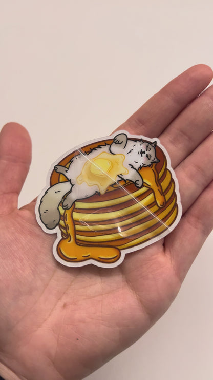 Cat sticker - Pancat (Angel)