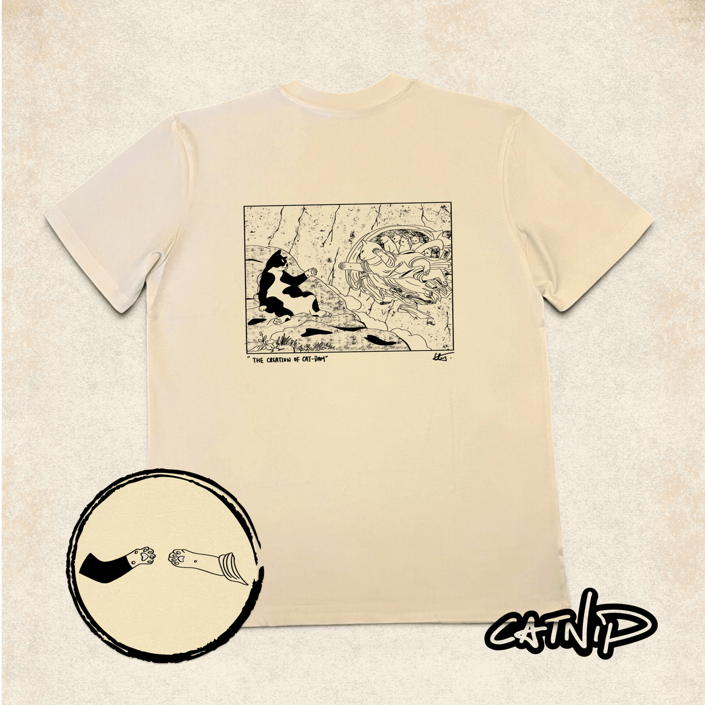 "The Creation of Cat-dam" - T-shirt - Catnip