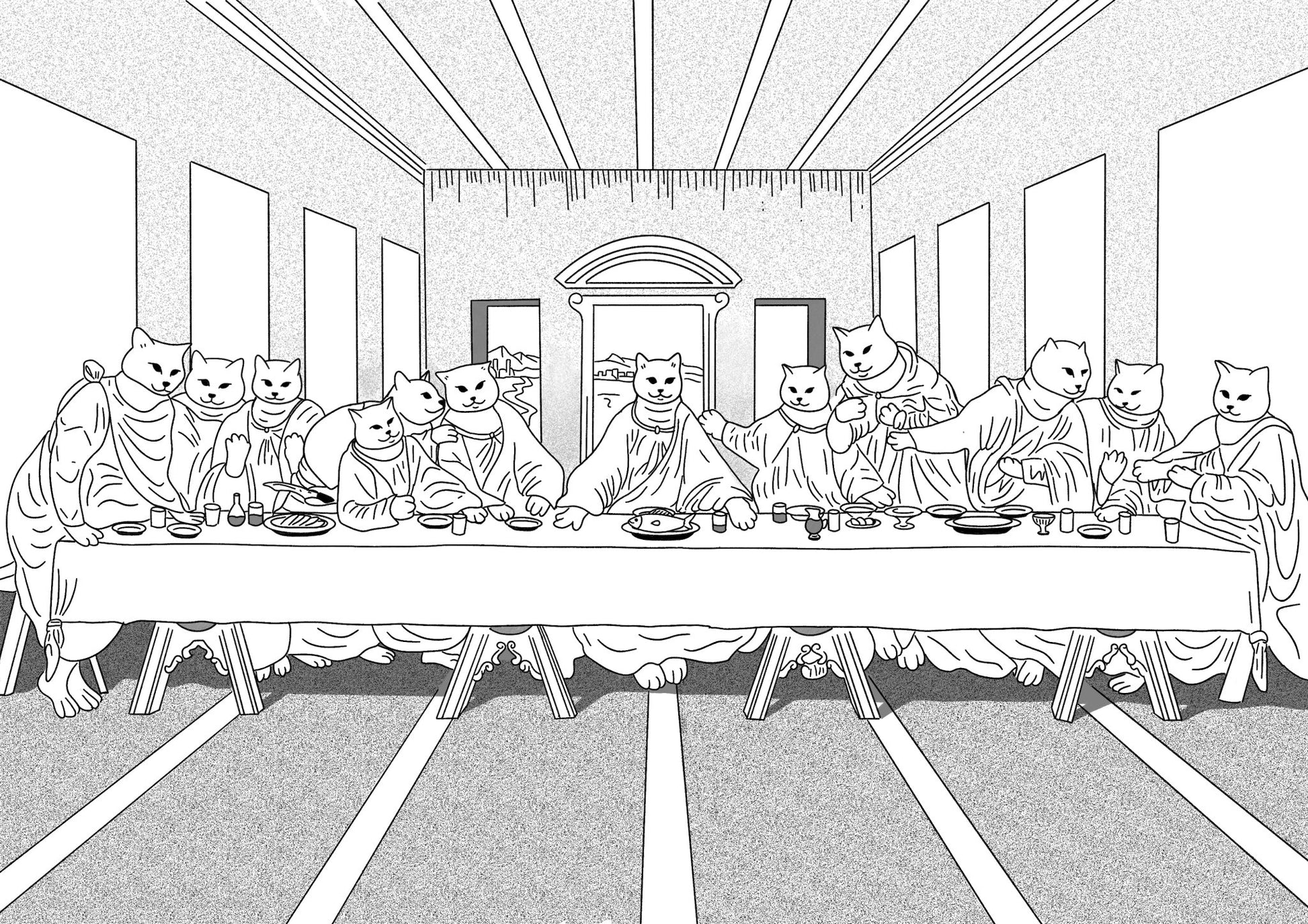 "The last treats" - Art Print - Catnip