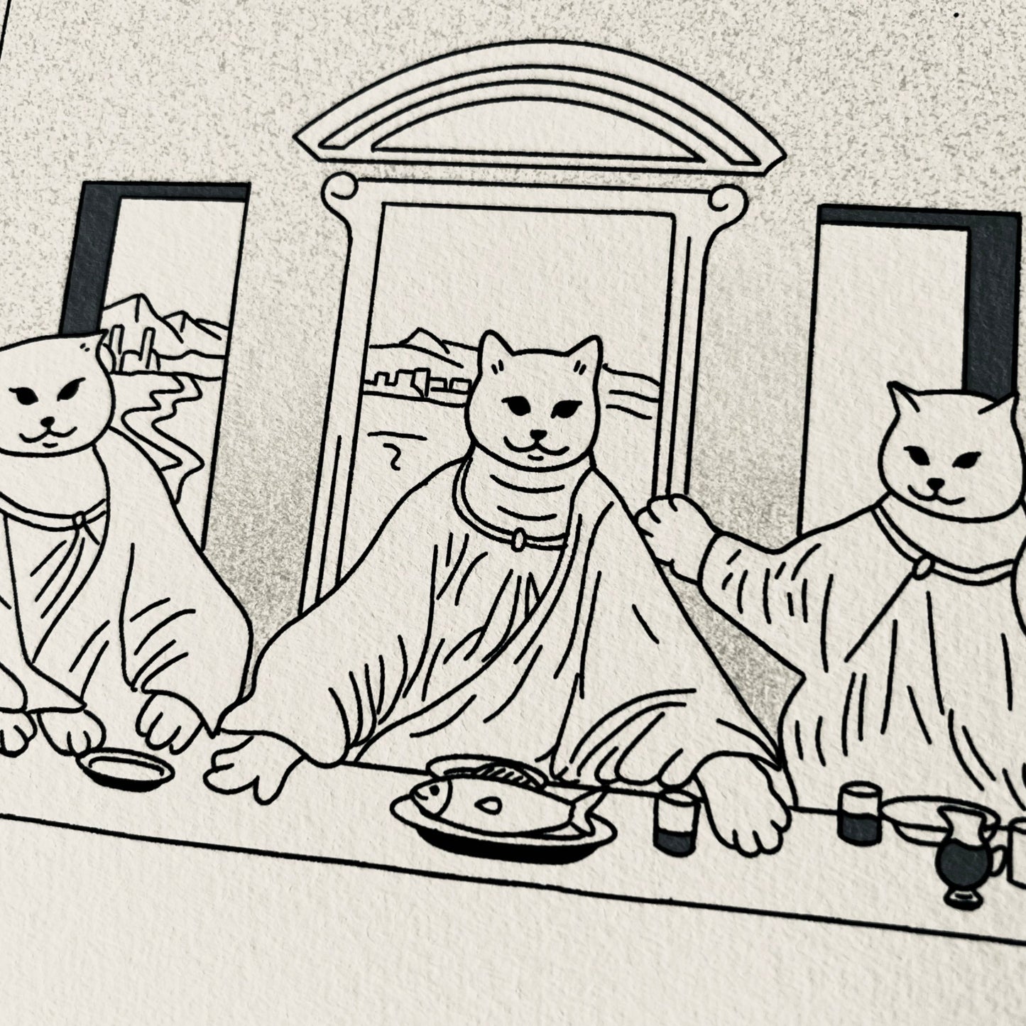 "The last treats" - Art Print - Catnip