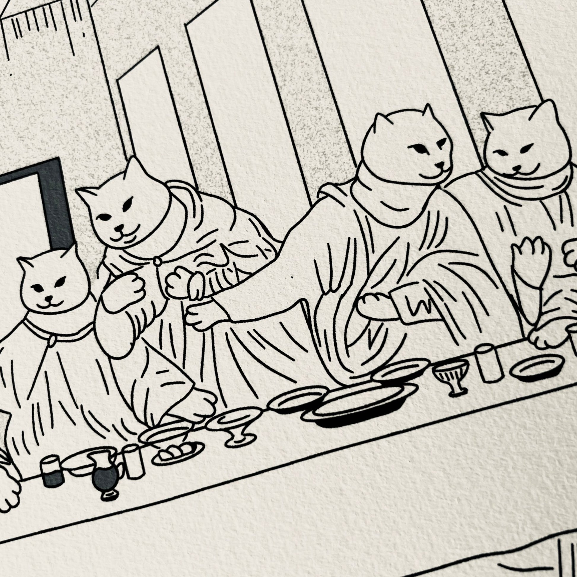 "The last treats" - Art Print - Catnip