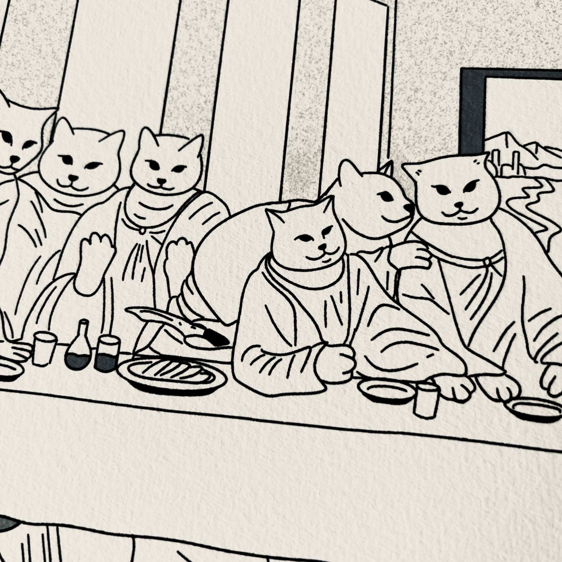 "The last treats" - Art Print - Catnip