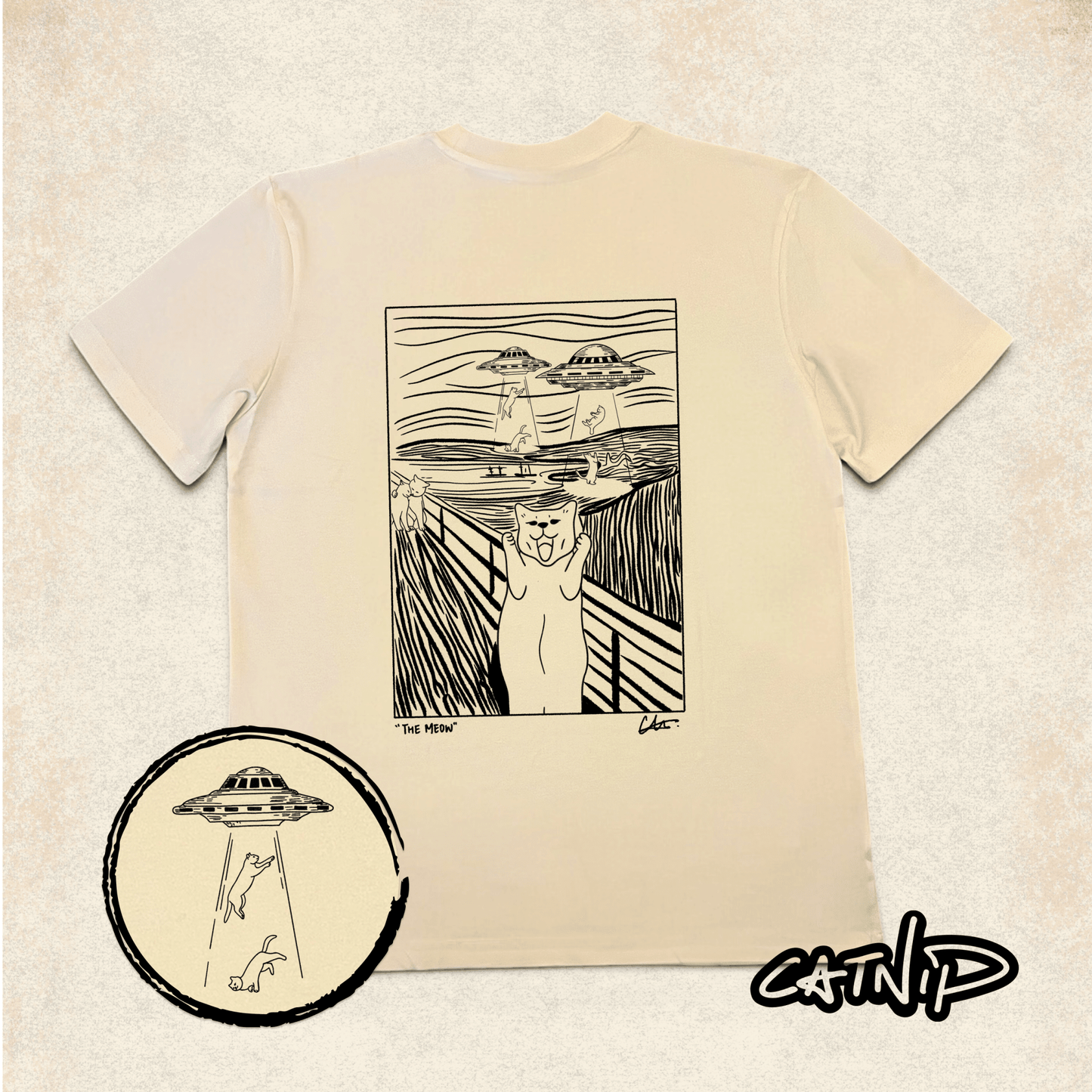 "The meow" - T-shirt - Catnip