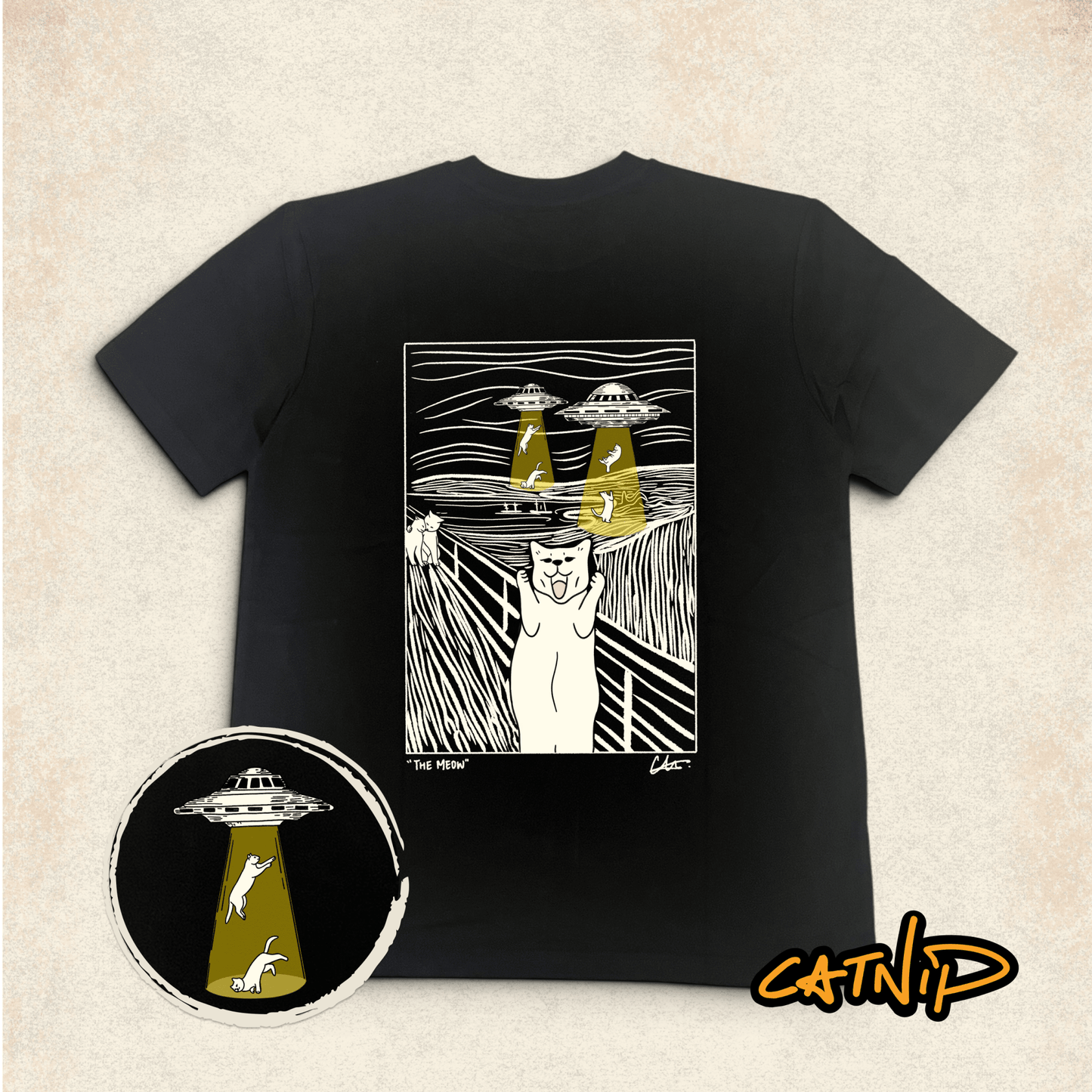 "The meow" - T-shirt - Catnip